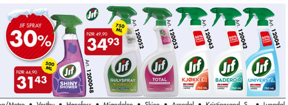 Jif, Rengjøringsmiddel