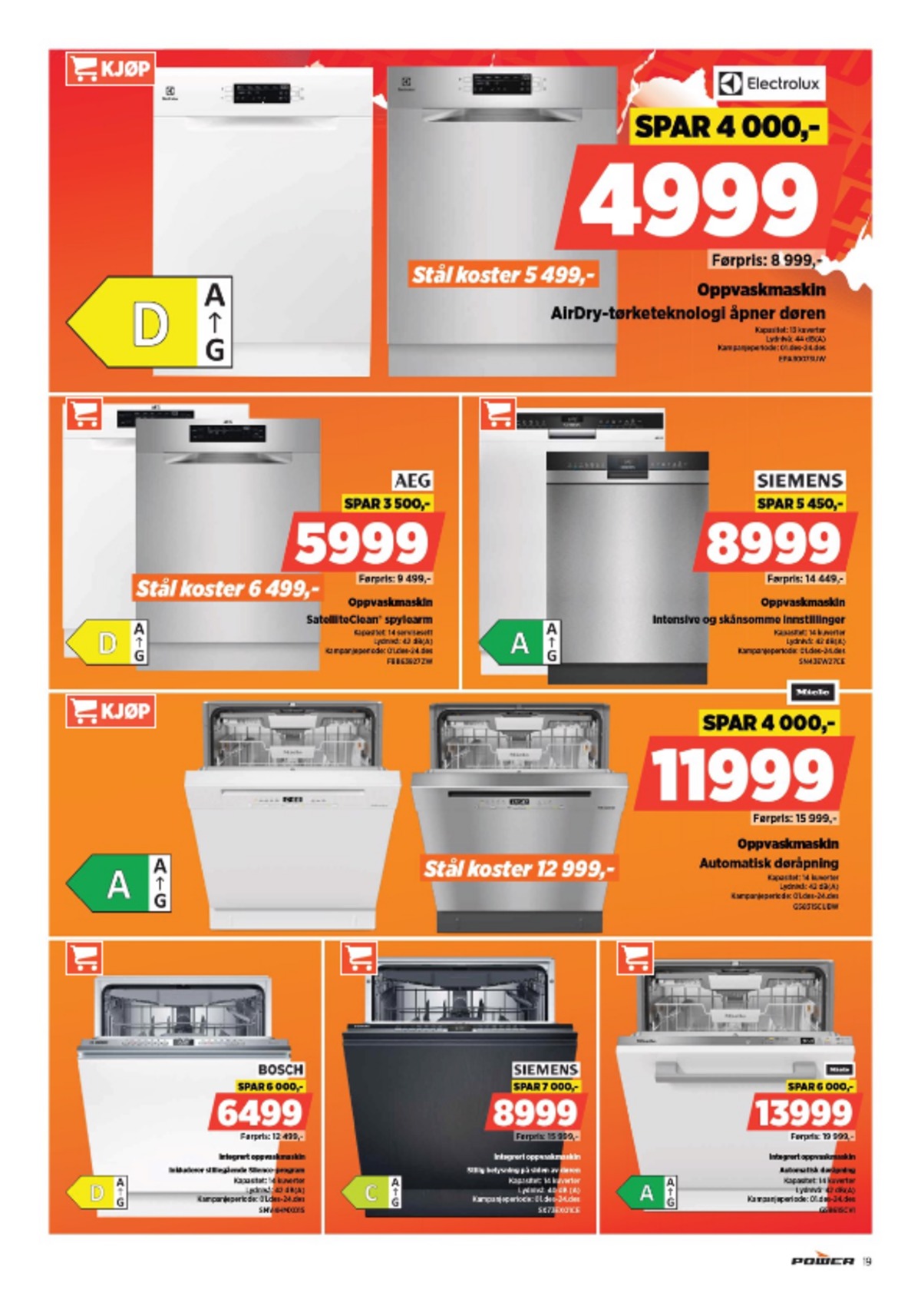 Se Power kundeavis for uge 49 på Tilbudsuken.no. Se gode tilbud på mange varer. Les kundeavisen her! Side 19