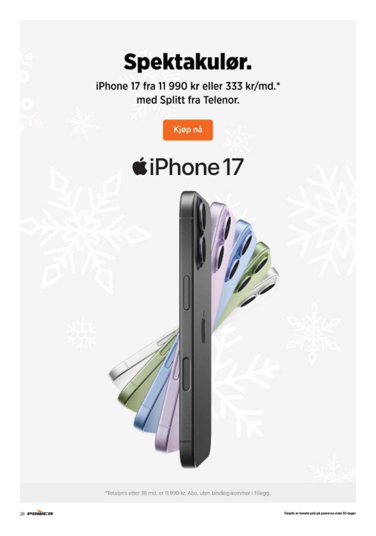 Se Power kundeavis for uge 49 på Tilbudsuken.no. Se gode tilbud på mange varer. Les kundeavisen her! Side 28