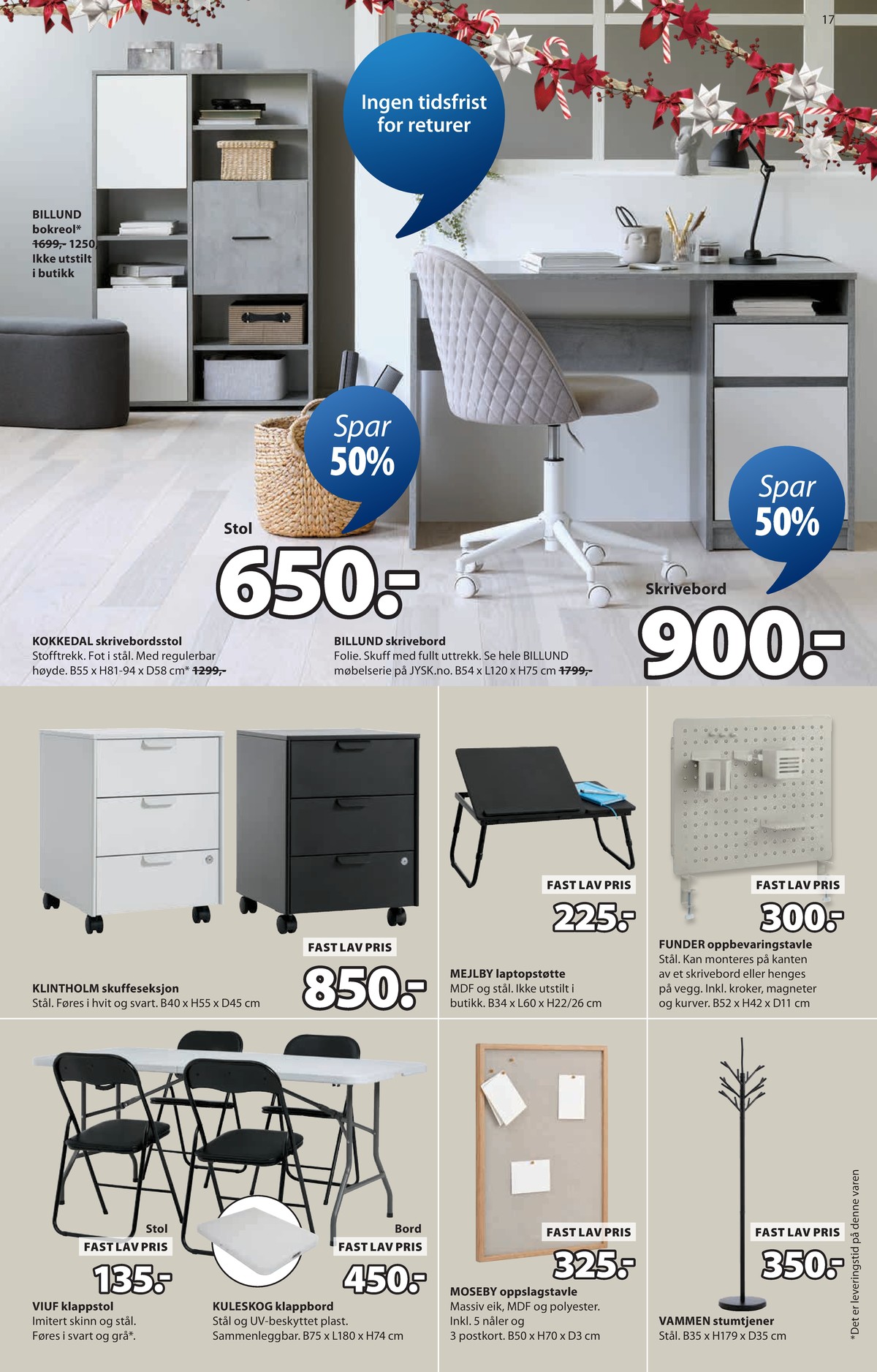 Se JYSK kundeavis for uge 50 på Tilbudsuken.no. Se gode tilbud på mange varer. Les kundeavisen her! Side 18