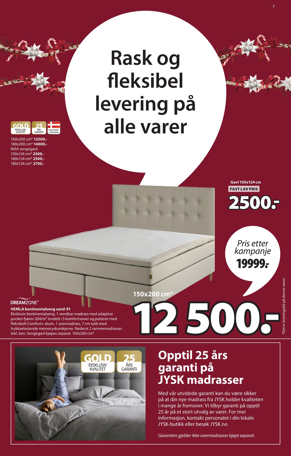 Se JYSK kundeavis for uge 50 på Tilbudsuken.no. Se gode tilbud på mange varer. Les kundeavisen her! Side 8