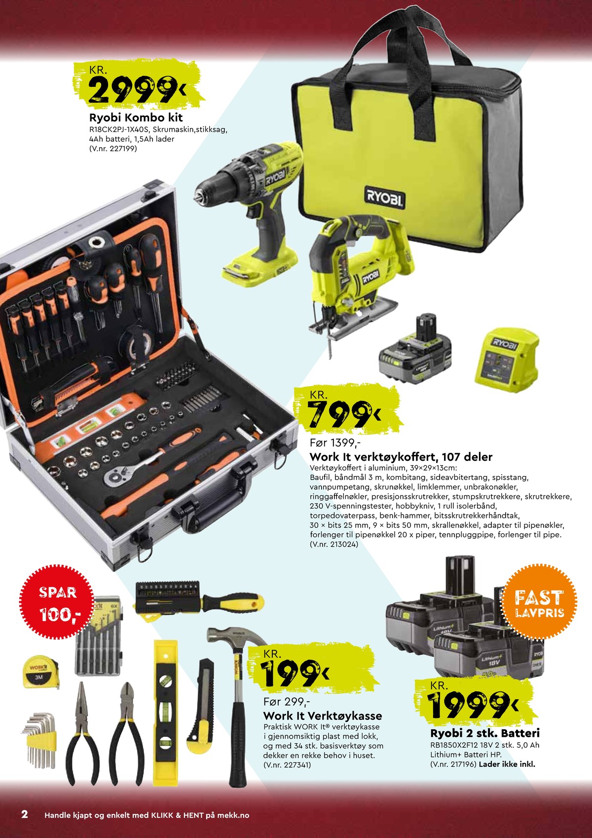 Se Mekk kundeavis for uge 50 på Tilbudsuken.no. Se gode tilbud på mange varer. Les kundeavisen her! Side 2