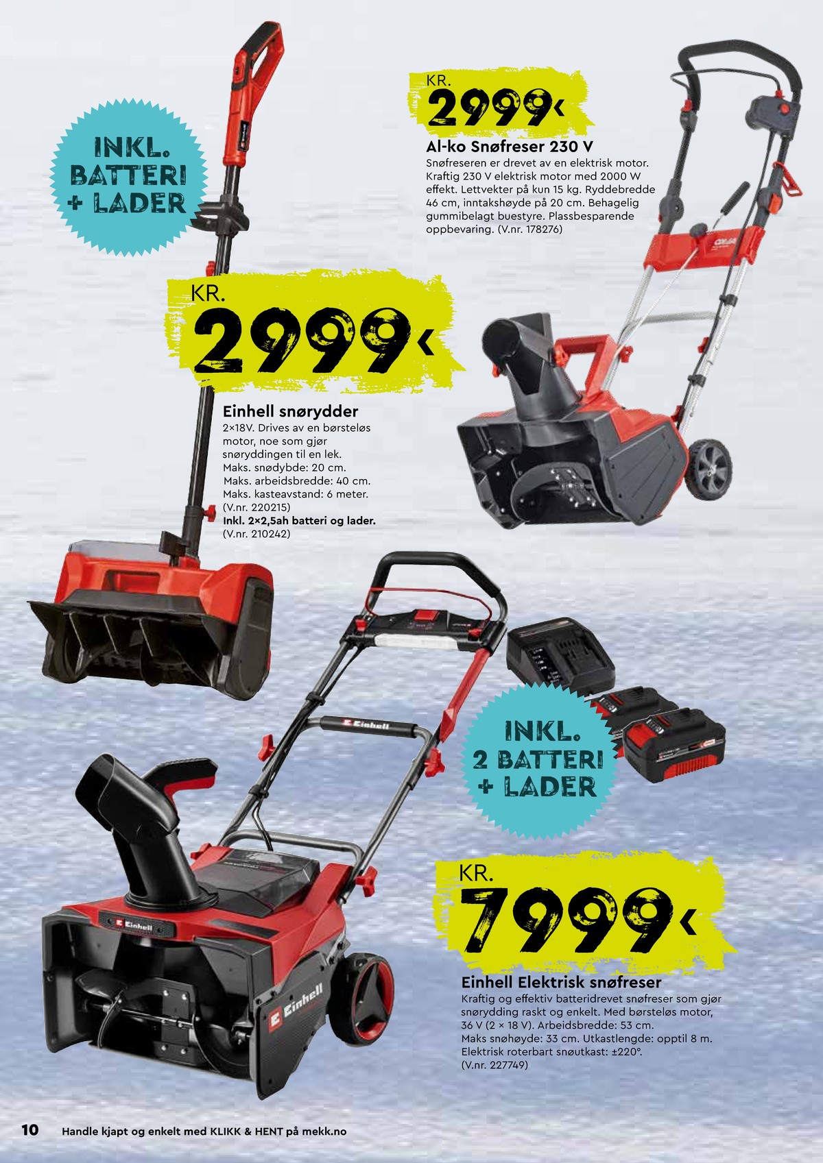 Se Mekk kundeavis for uge 50 på Tilbudsuken.no. Se gode tilbud på mange varer. Les kundeavisen her! Side 10