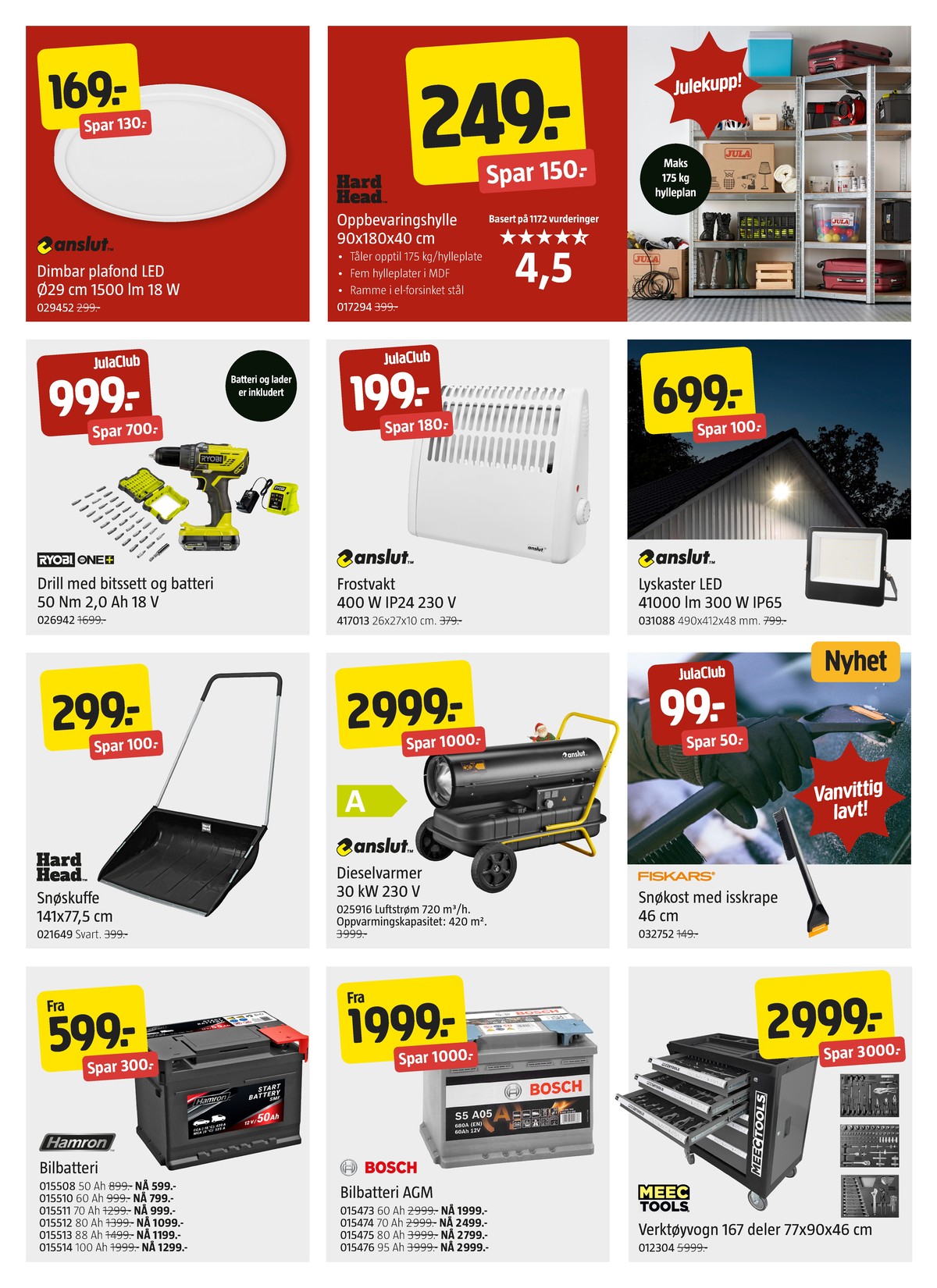 Se Jula kundeavis for uge 50 på Tilbudsuken.no. Se gode tilbud på mange varer. Les kundeavisen her! Side 5