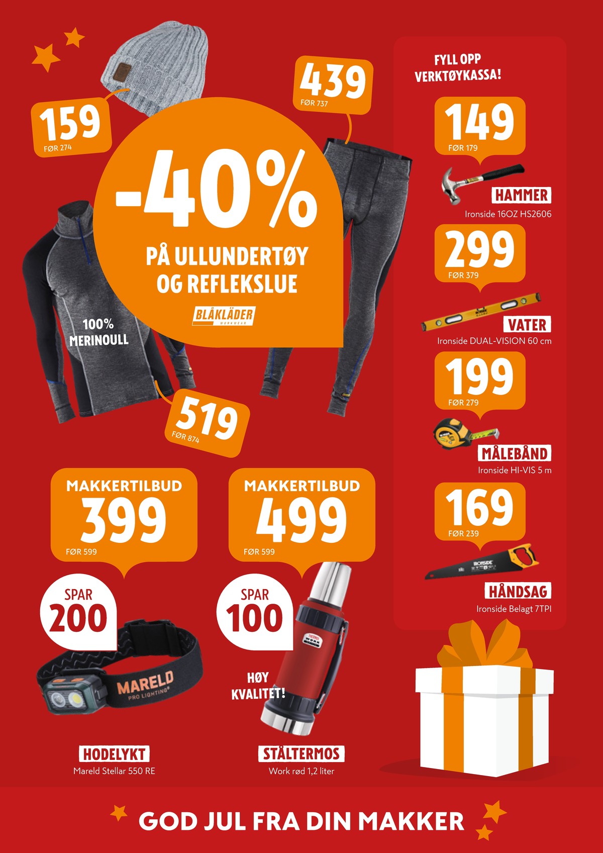 Se Byggmakker kundeavis for uge 50 på Tilbudsuken.no. Se gode tilbud på mange varer. Les kundeavisen her! Side 2