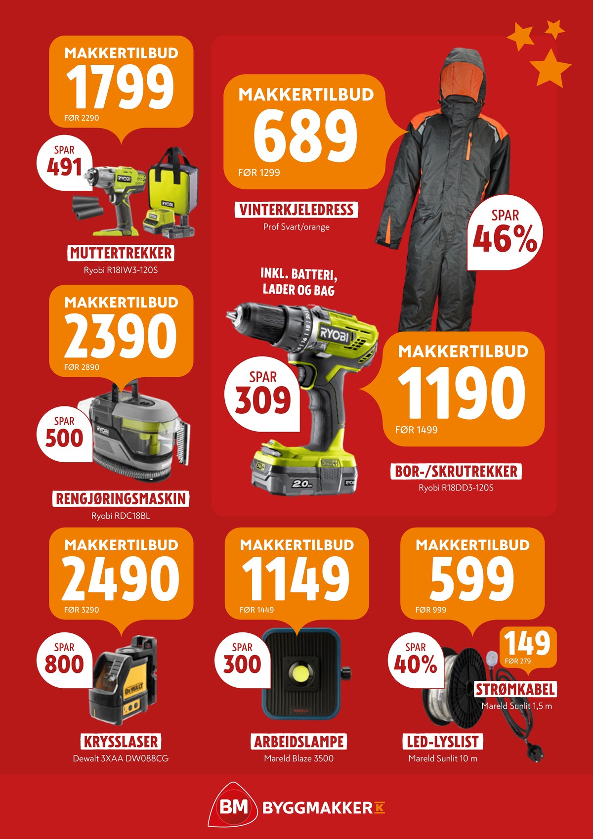 Se Byggmakker kundeavis for uge 50 på Tilbudsuken.no. Se gode tilbud på mange varer. Les kundeavisen her! Side 3