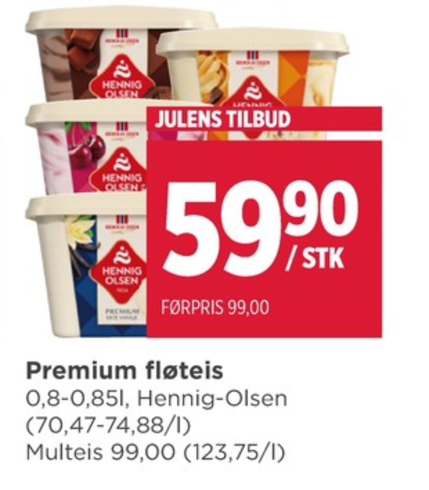 Hennig-Olsen Premium, Ekte Vaniljeis