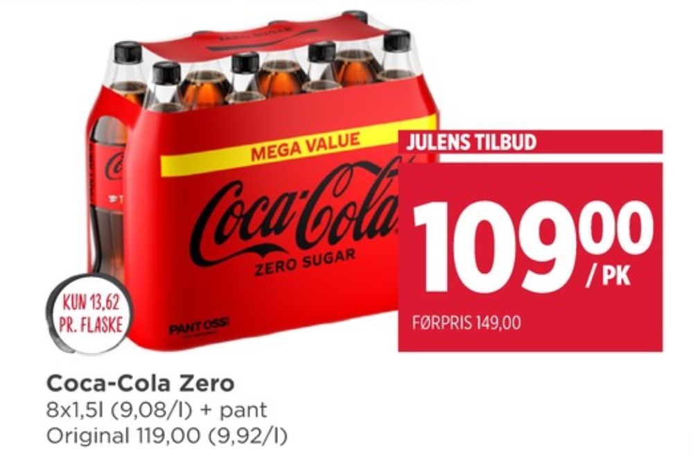 Coca-Cola Zero, Coca Cola Zero 8 pk.