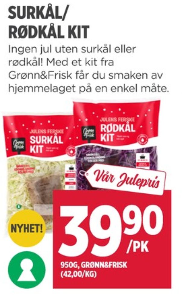 Grønn og Frisk, Rødkål Kit