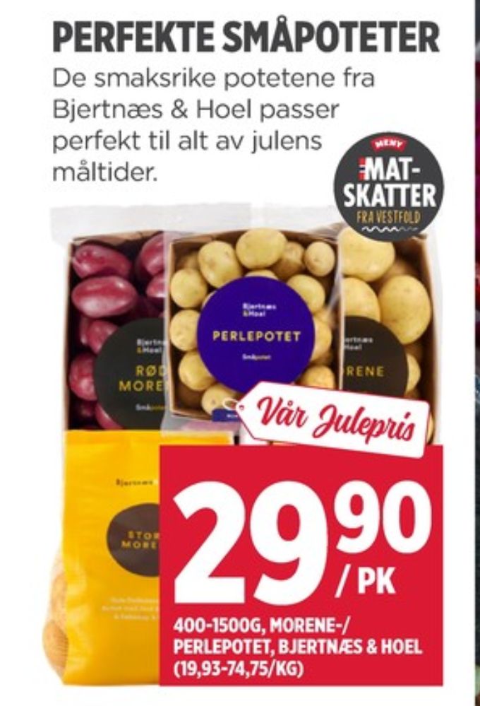 Bjertnæs & Hoel, Poteter