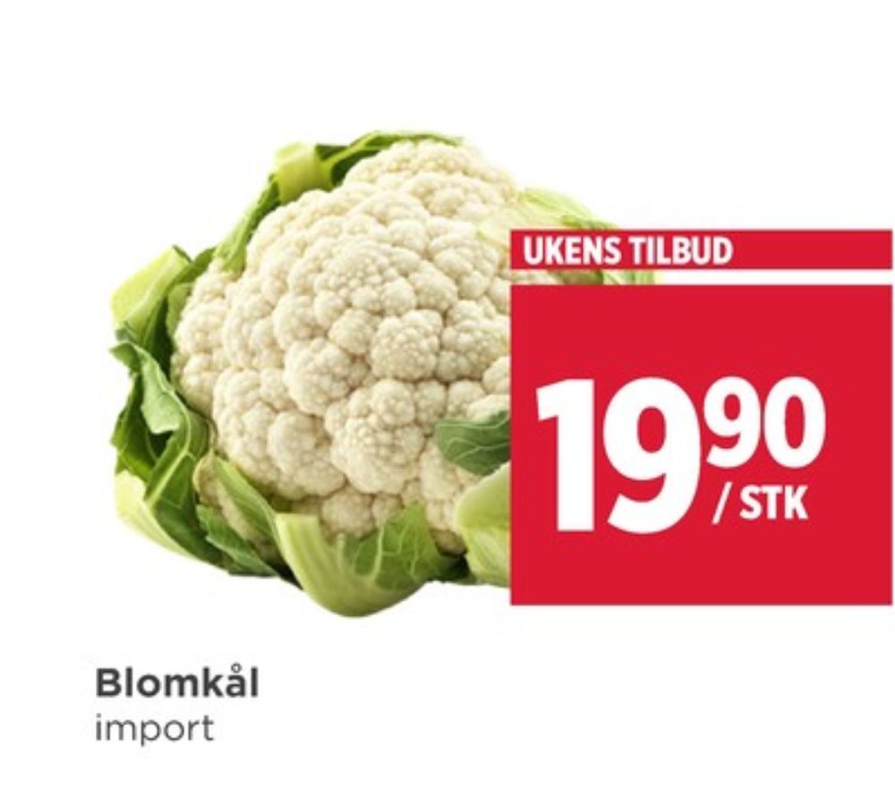 Ukjent, Blomkål