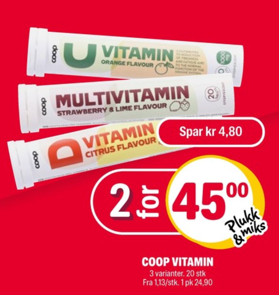 Coop, Vitamin