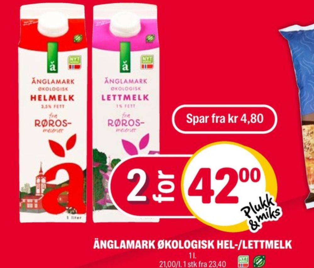 Änglamark, Helmelk 3,5%