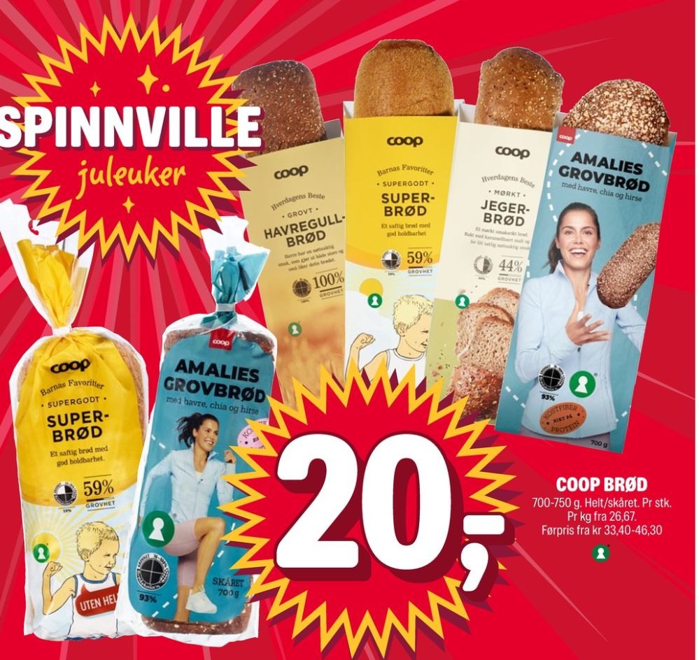 Coop, Havregul Brød Grovt