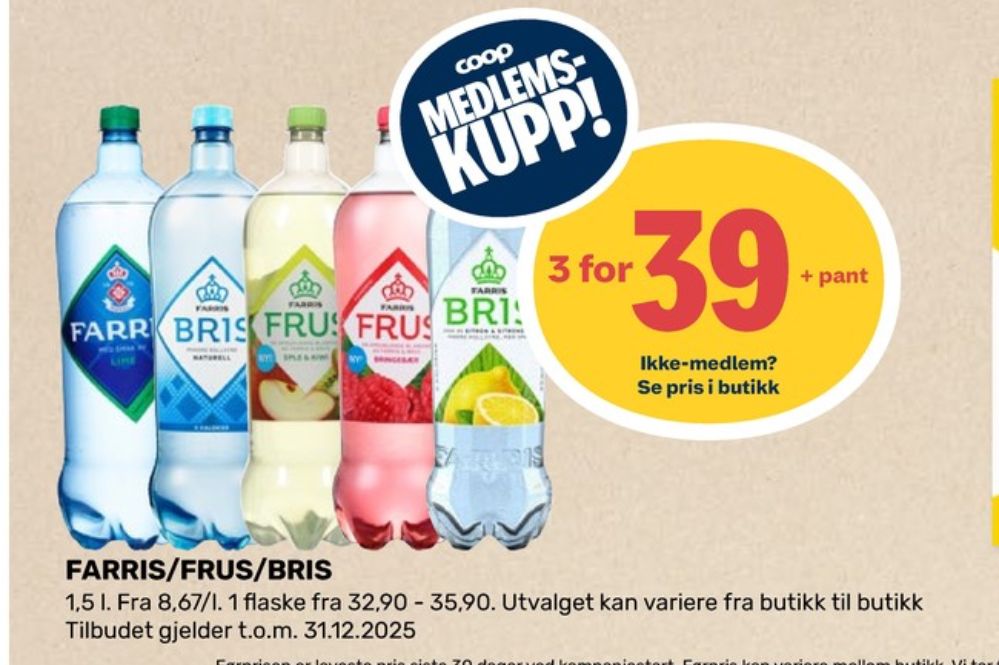 Farris Frus, Mineralvann