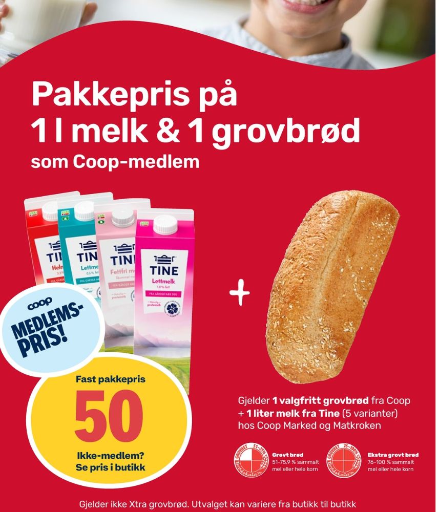 Tine, Melk & Brød