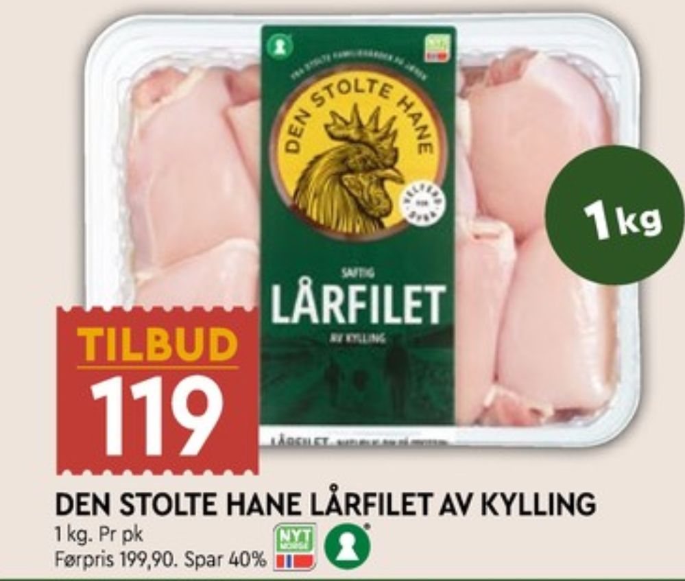 Den stolte hane, Kyllinglårfilet