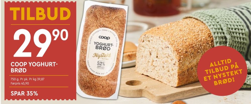 Coop, Brød