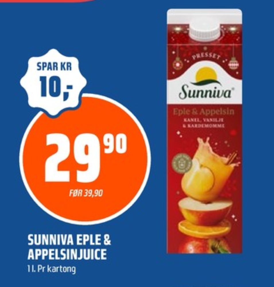 Sunniva, Eplejuice med Appelsin