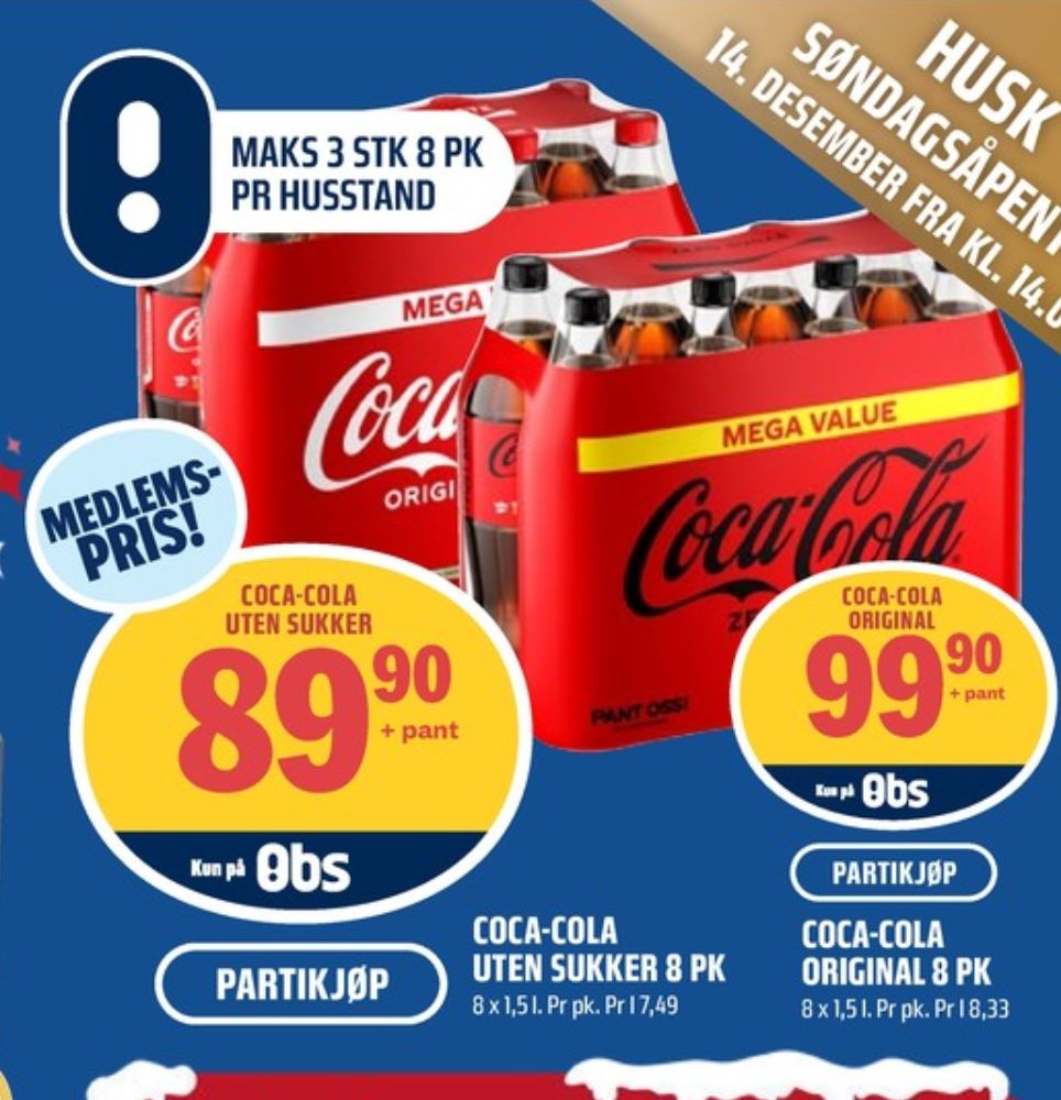 Coca-Cola Zero, Coca Cola Zero 8 pk.