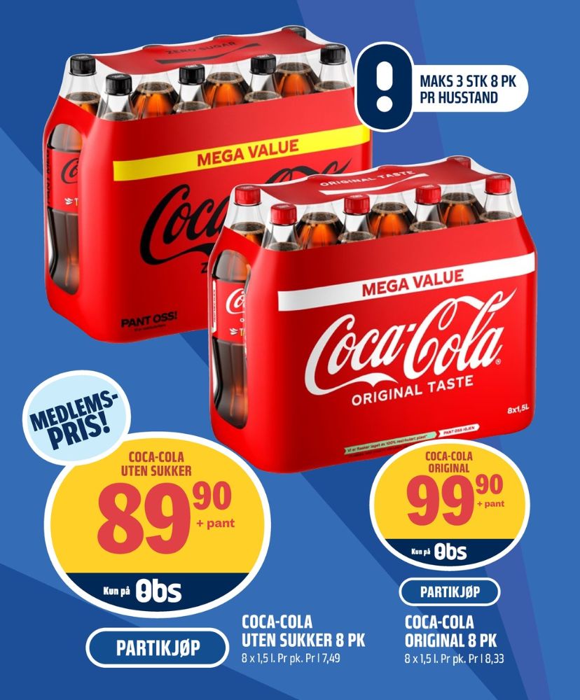 Coca-Cola Zero, Coca Cola Zero 8 pk.