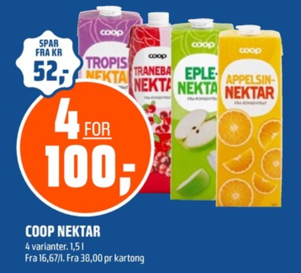 Coop, Tropisk Nektar Juice