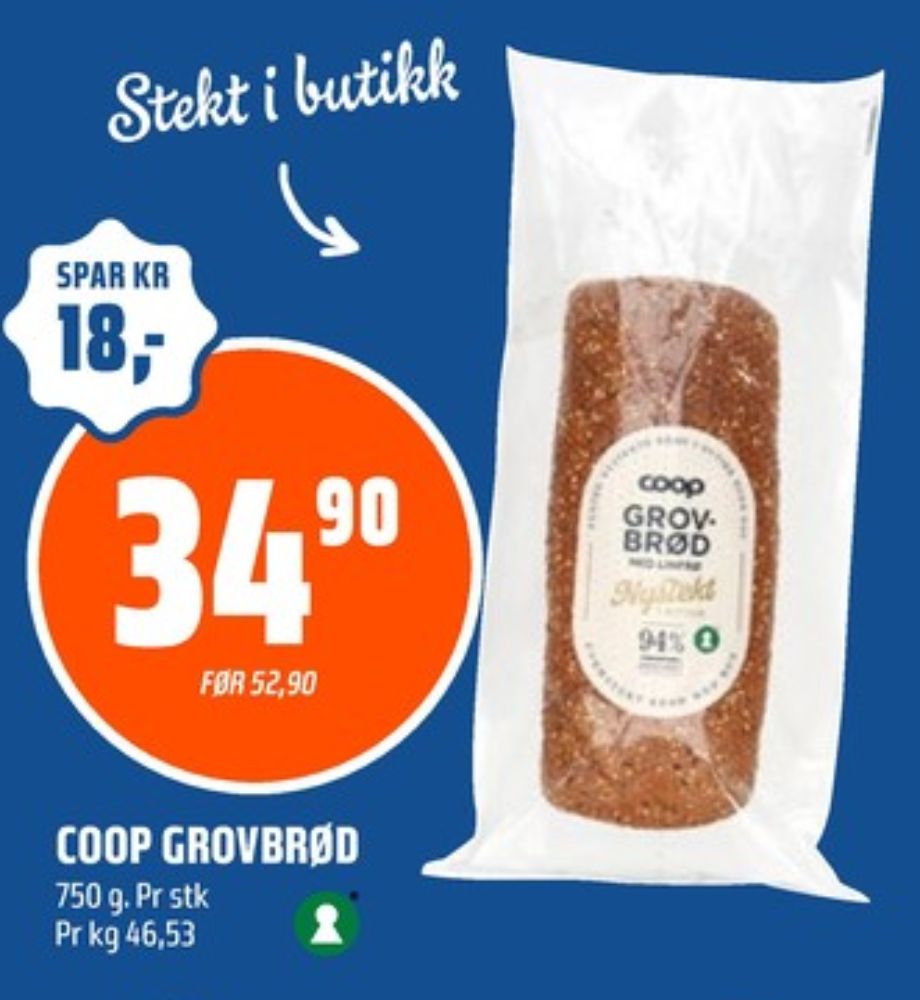 Coop, Brød