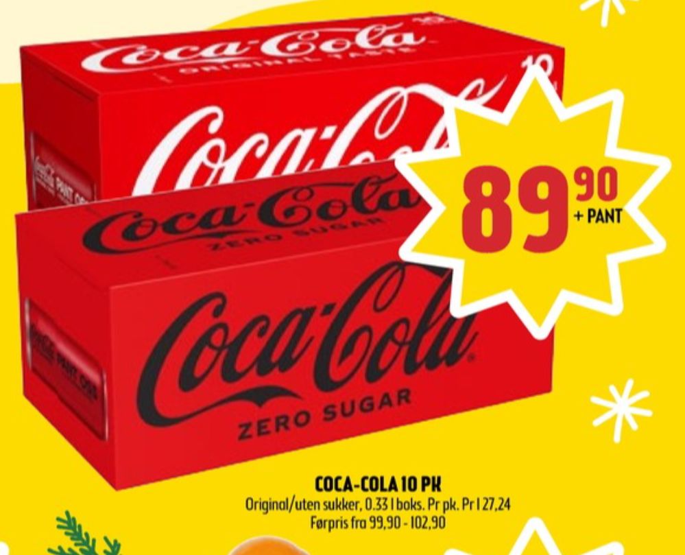 Coca-Cola Zero, Coca Cola Zero 10 pk.