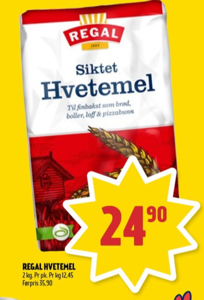 Regal, Hvetemel Siktet