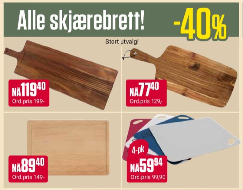 Ukjent, Skjærebrett