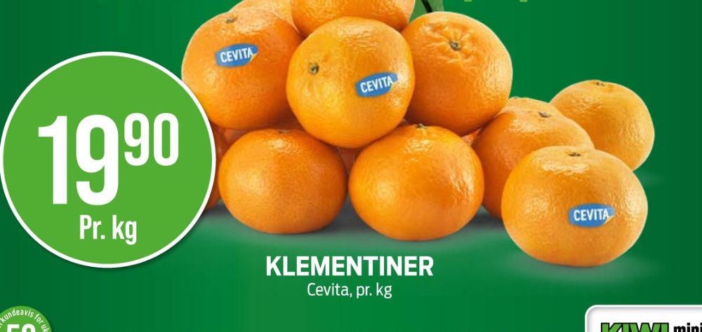Cevita, Klementiner