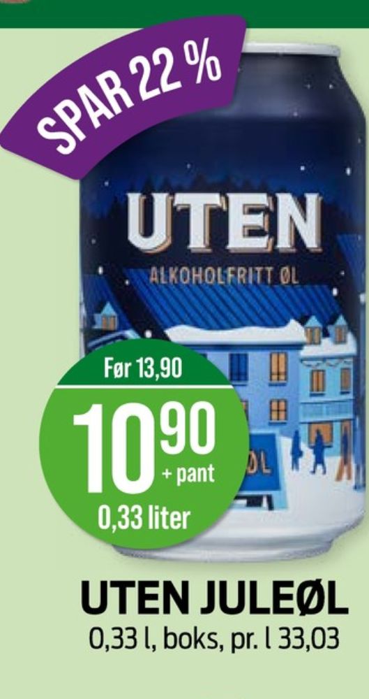 Aass Uten Juleøl, Øl