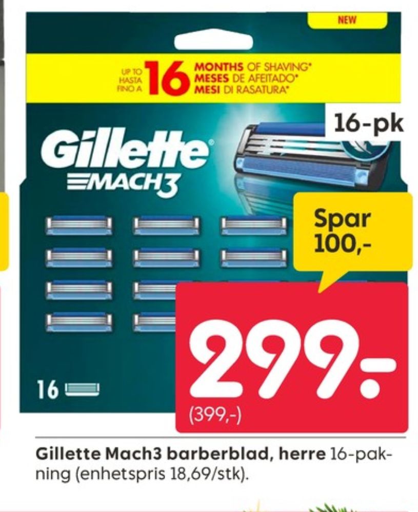 Gillette Mach3, Barberblader