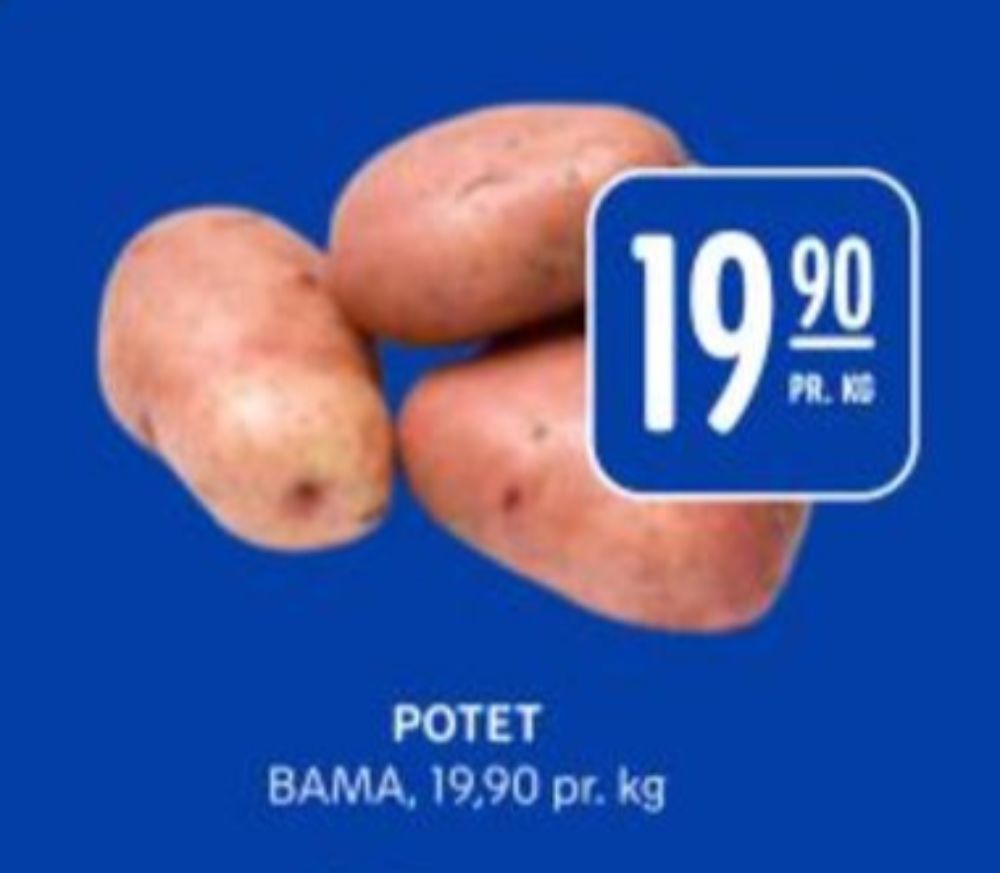 BAMA, Poteter