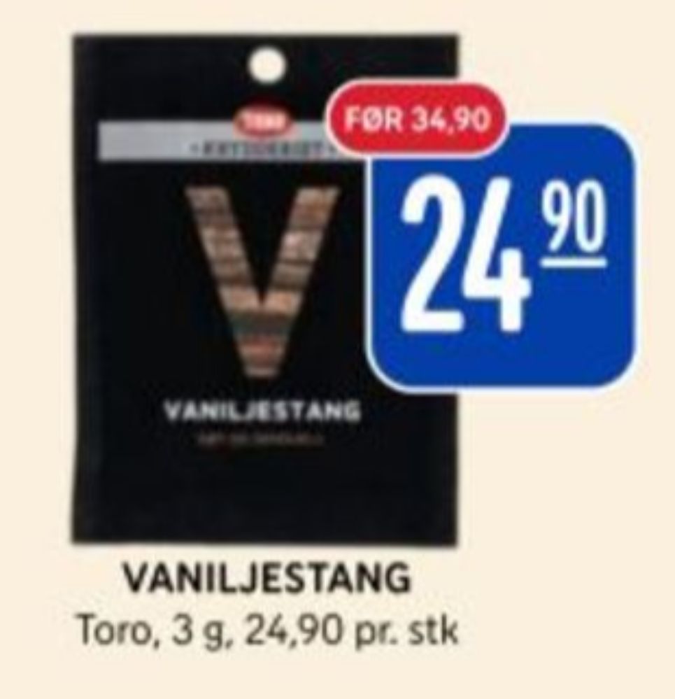 TORO, Vaniljestang