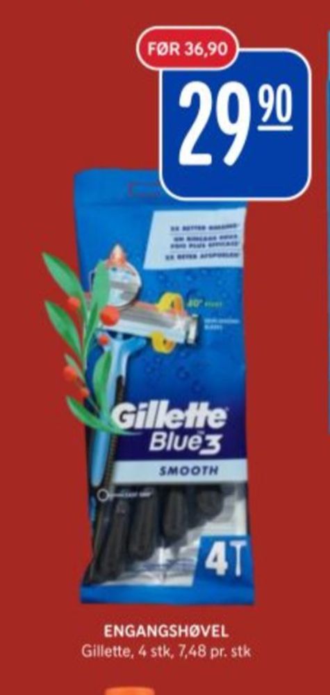 Gillette Blue3, Barberhøvel