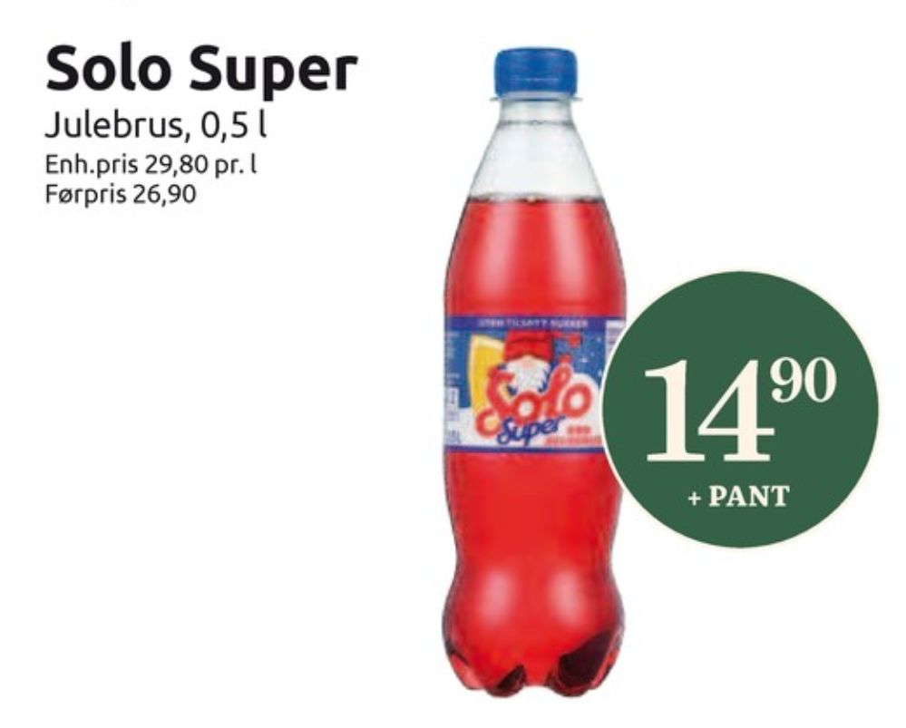 Solo Super, Julebrus