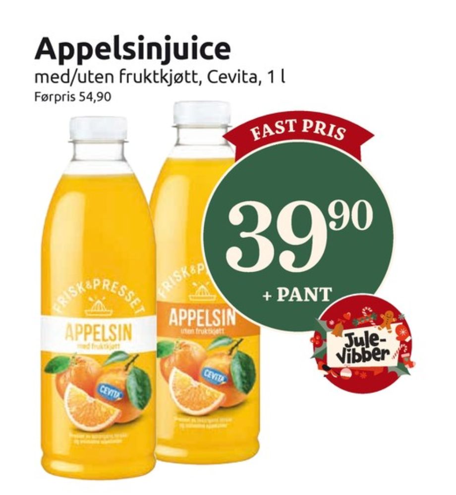 Cevita, Appelsinjuice med fruktkjøtt