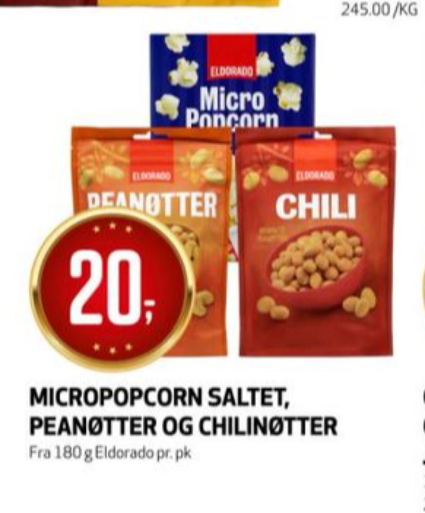 Eldorado, Micro popcorn