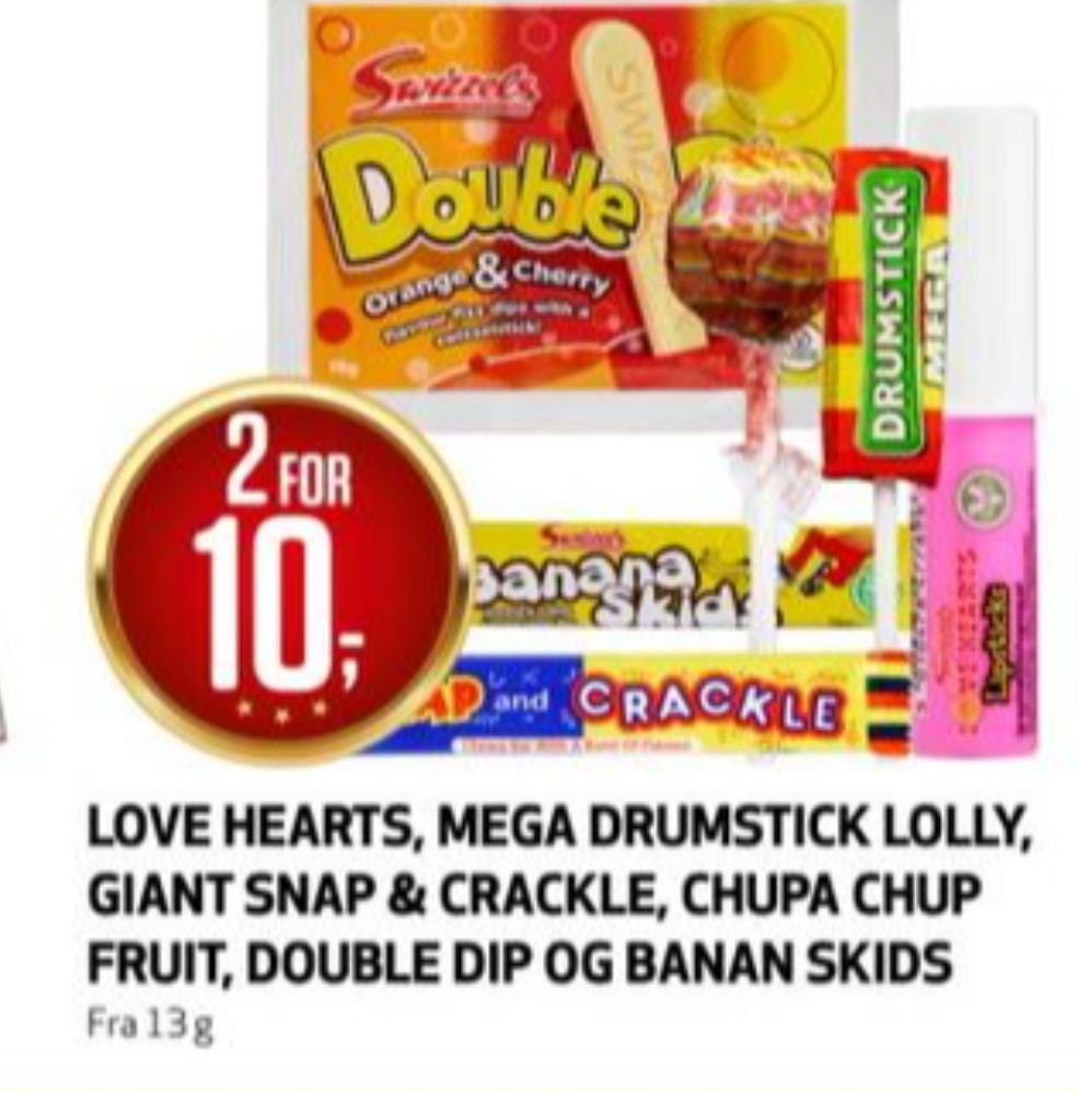 Swizzels Drumstick Squashies, Banana Skids 