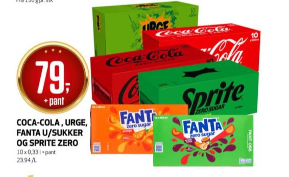 Sprite, Sprite Zero 10 pk.