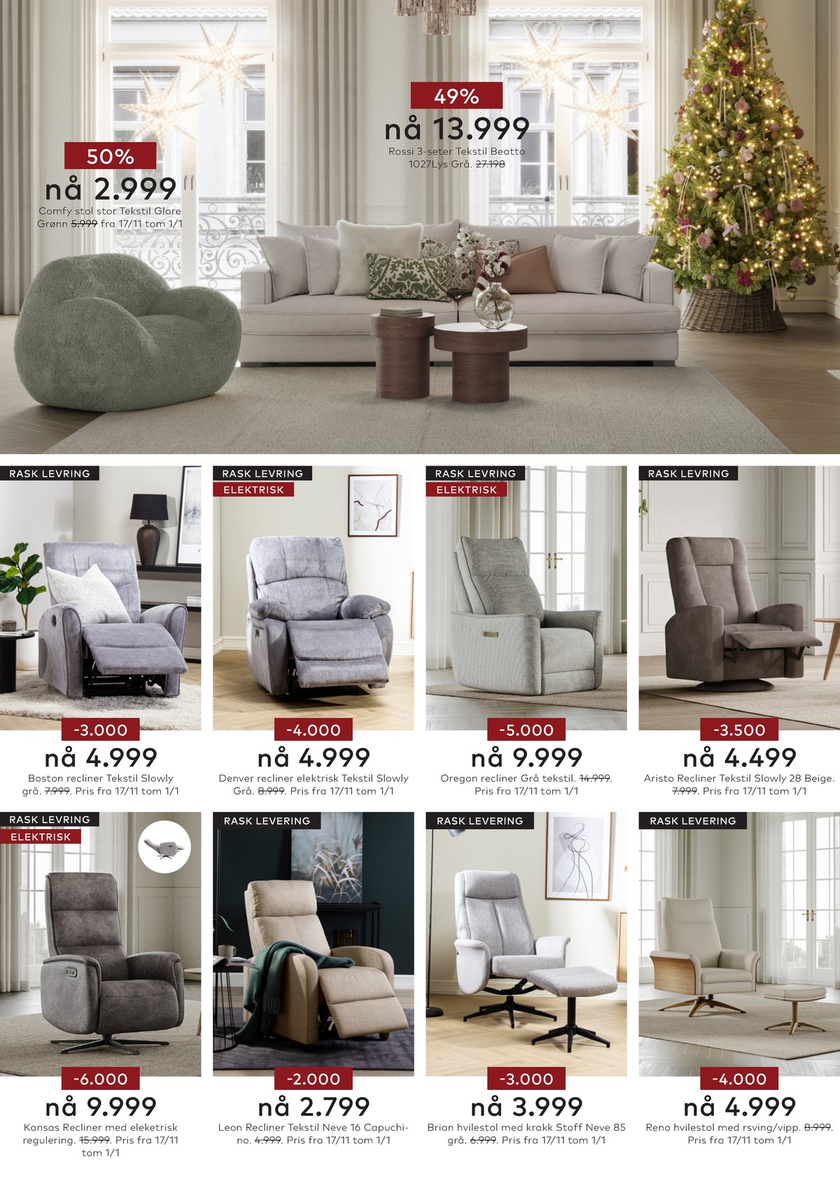 Se Skeidar kundeavis for uge 50 på Tilbudsuken.no. Se gode tilbud på mange varer. Les kundeavisen her! Side 22