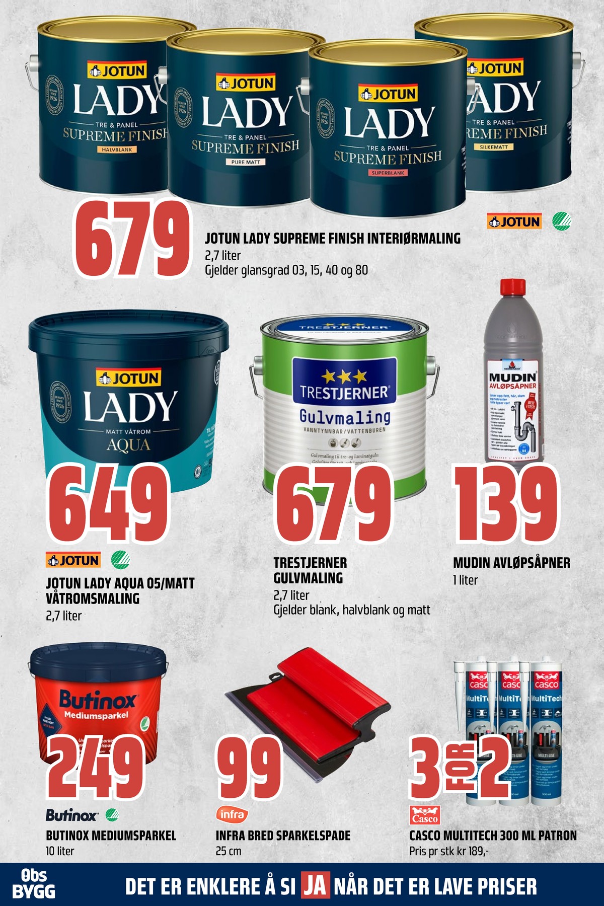 Se Coop Obs Bygg kundeavis for uge 50 på Tilbudsuken.no. Se gode tilbud på mange varer. Les kundeavisen her! Side 5