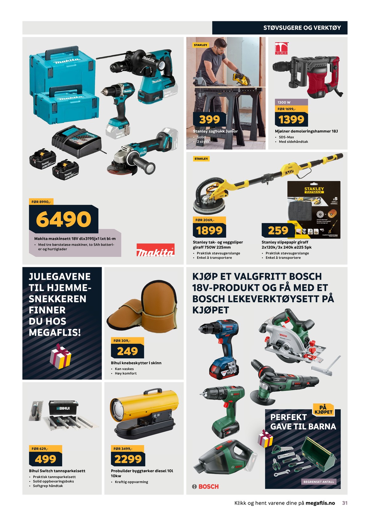 Se Megaflis kundeavis for uge 51 på Tilbudsuken.no. Se gode tilbud på mange varer. Les kundeavisen her! Side 31