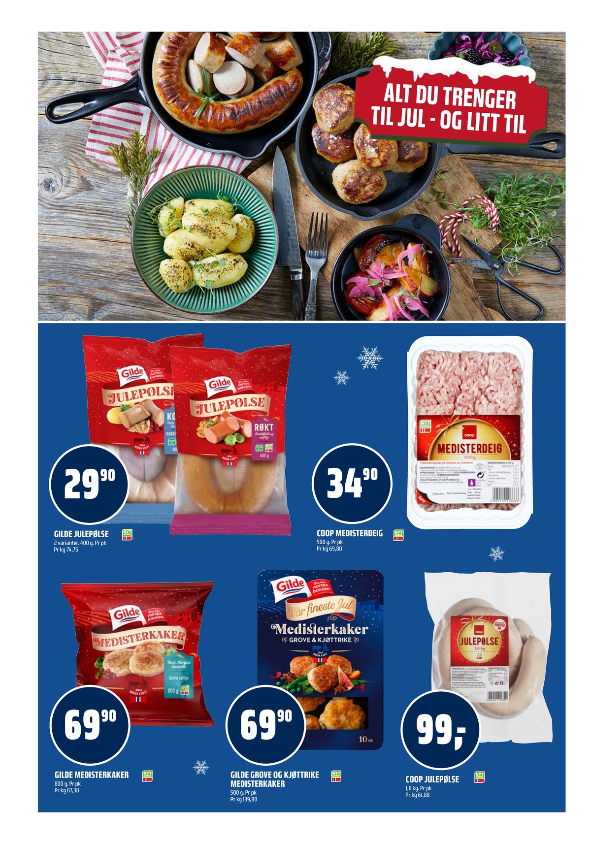 Se Coop Obs kundeavis for uke 51 på Tilbudsuken.no. Se gode tilbud på mange varer, f.eks. julepølse gilde eller medisterdeig coop. Les kundeavisen her! Side 12