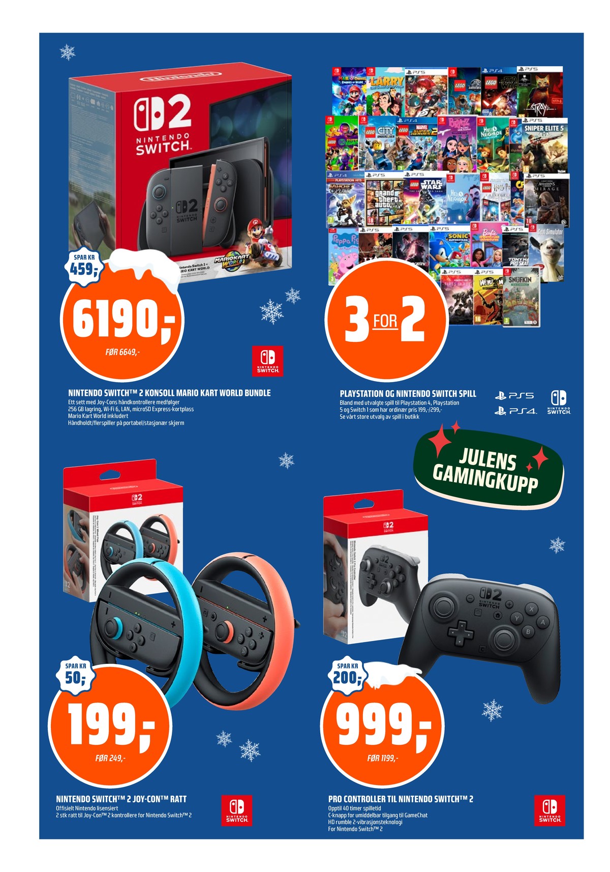 Se Coop Obs kundeavis for uke 51 på Tilbudsuken.no. Se gode tilbud på mange varer, f.eks. spillekonsol nintendo switch eller nintendo switch tilbehør nintendo switch. Les kundeavisen her! Side 26