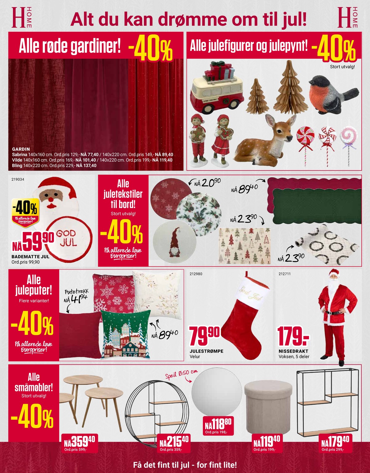 Se Europris kundeavis for uke 51 på Tilbudsuken.no. Se gode tilbud på mange varer, f.eks. julestrømpe ukjent eller nissetøy ukjent. Les kundeavisen her! Side 7