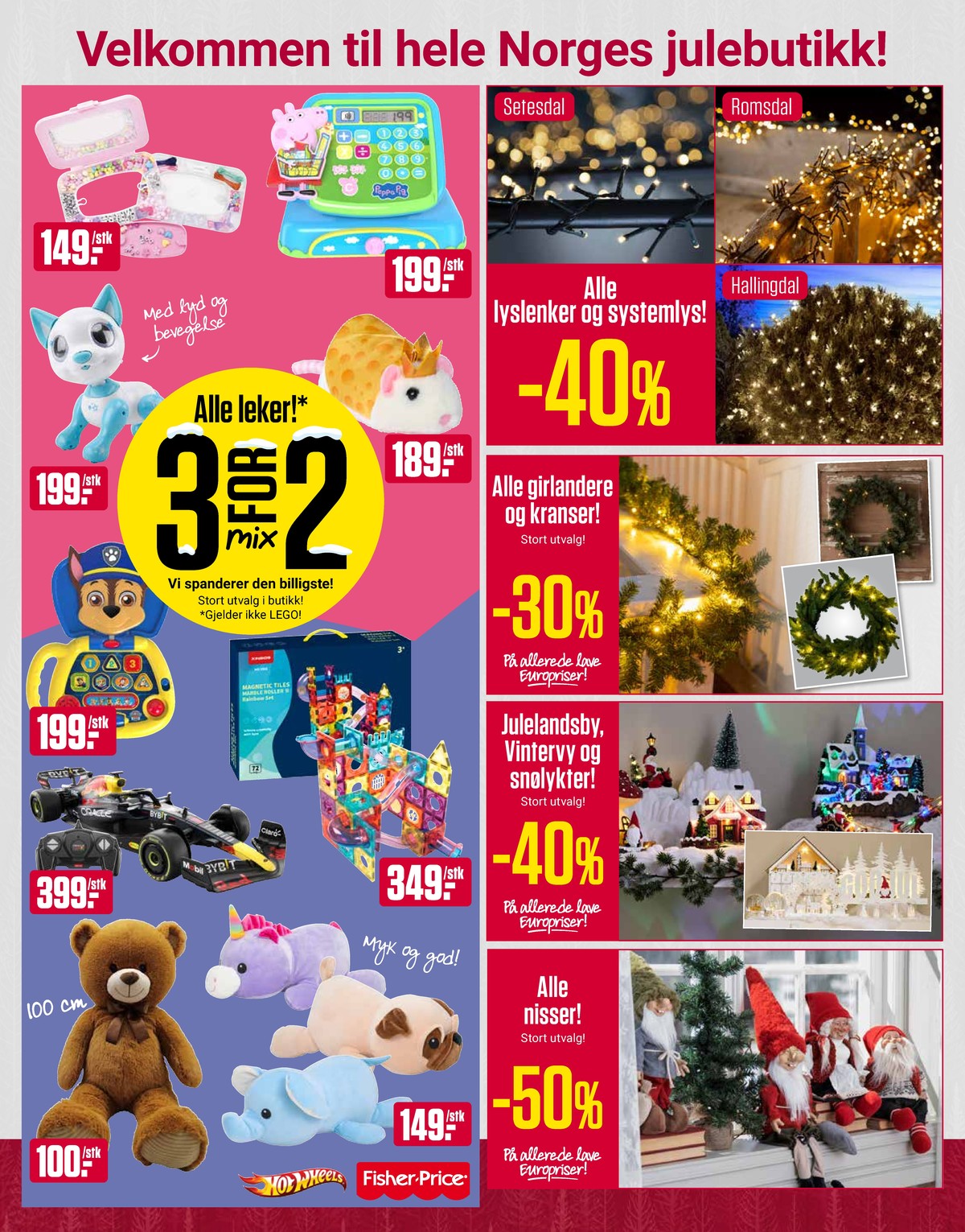 Se Europris kundeavis for uke 51 på Tilbudsuken.no. Se gode tilbud på mange varer, f.eks. lyslenke ukjent eller julekrans ukjent. Les kundeavisen her! Side 10