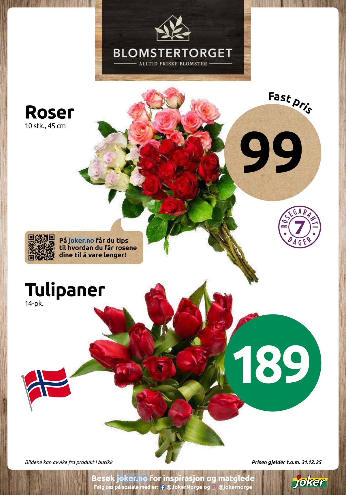 Se Joker kundeavis for uke 51 på Tilbudsuken.no. Se gode tilbud på mange varer, f.eks. bukett ukjent eller bukett ukjent. Les kundeavisen her! Side 19