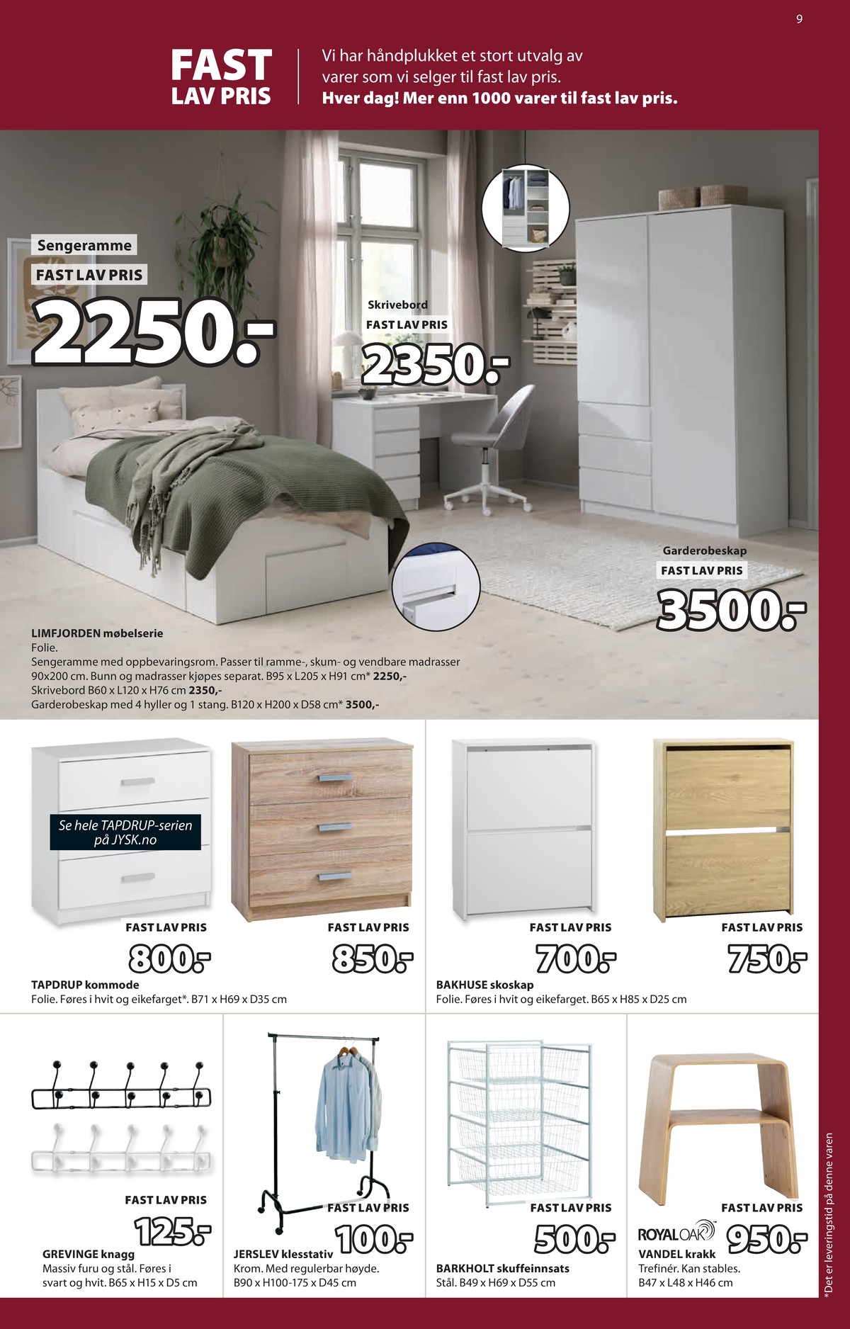 Se JYSK kundeavis for uge 51 på Tilbudsuken.no. Se gode tilbud på mange varer. Les kundeavisen her! Side 10